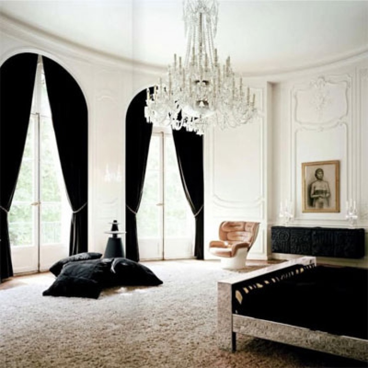black & white - interior design
