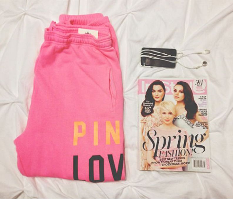 vs pink sweats instyle mag